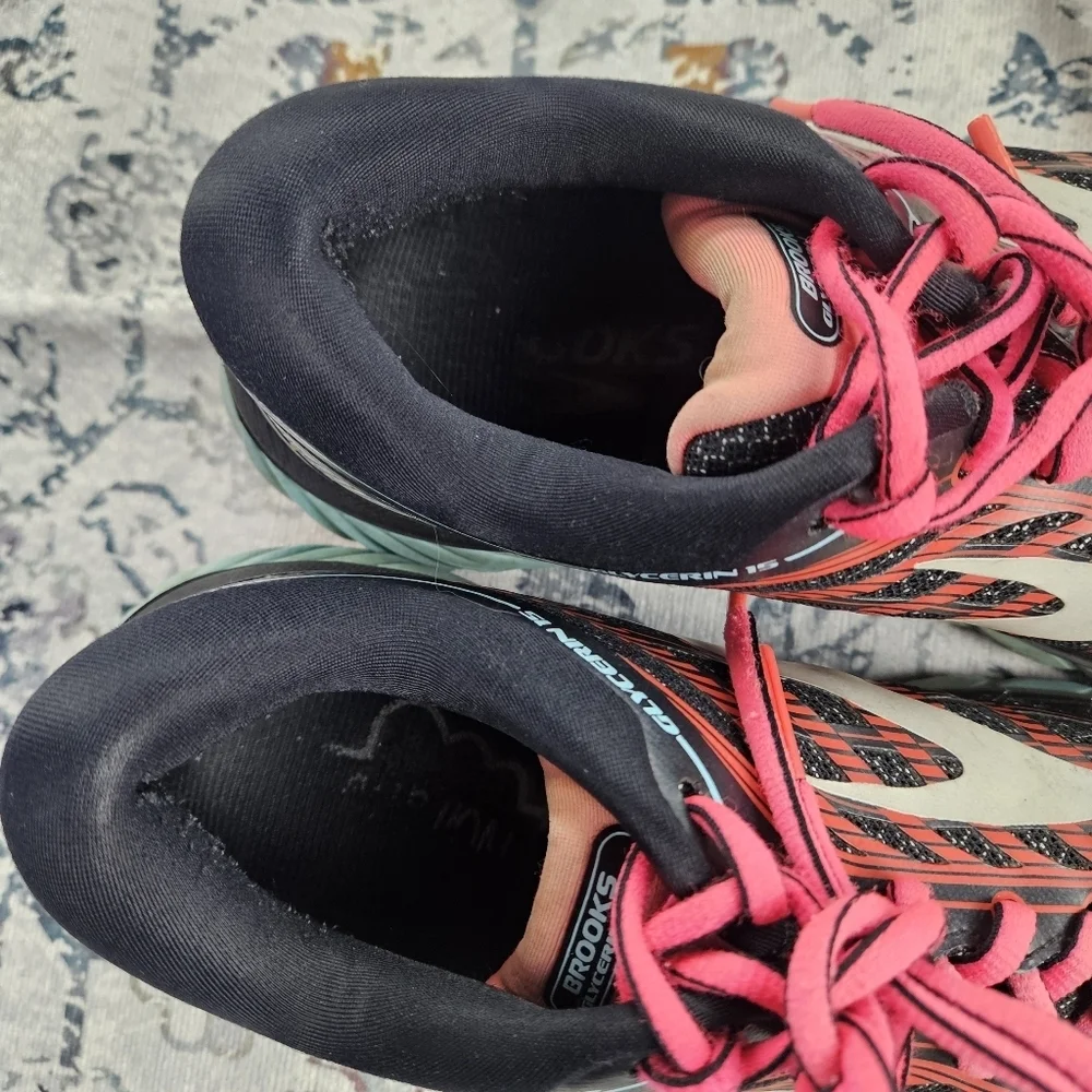 Brooks Glycerin 15 Running Shoes Super DNA Black Pink 1202471B099 US 9 - Picture 7 of 12